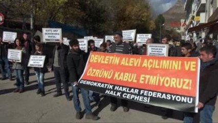 Tunceli'de Başbakan Davutoğlu'nu Protesto Eden Göstericilere Müdahele -1