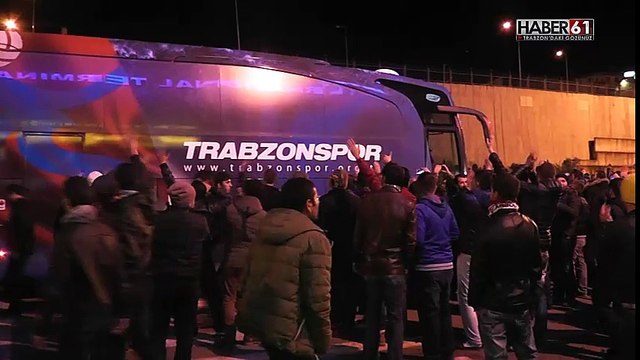 Taraftarlardan Trabzonspor'a dev konvoy