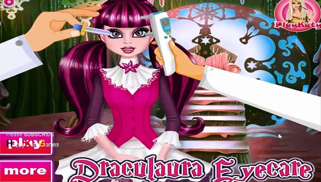 Monster High Games - DRACULAURA EYE CARE DOCTOR GAME - Game Walkthrough