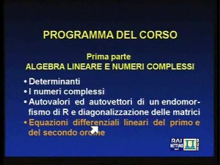 Geometria - Lez 12 - Introduzione al concetto di spazio vettoriale