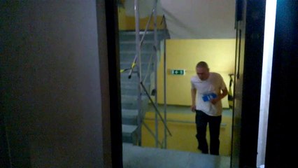 Nicolas a monté les 466 marches du Sheraton en 3 minutes 13 secondes !