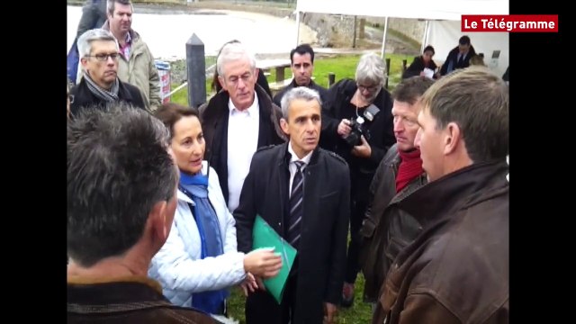 Séné (56). La visite de Ségolène Royal