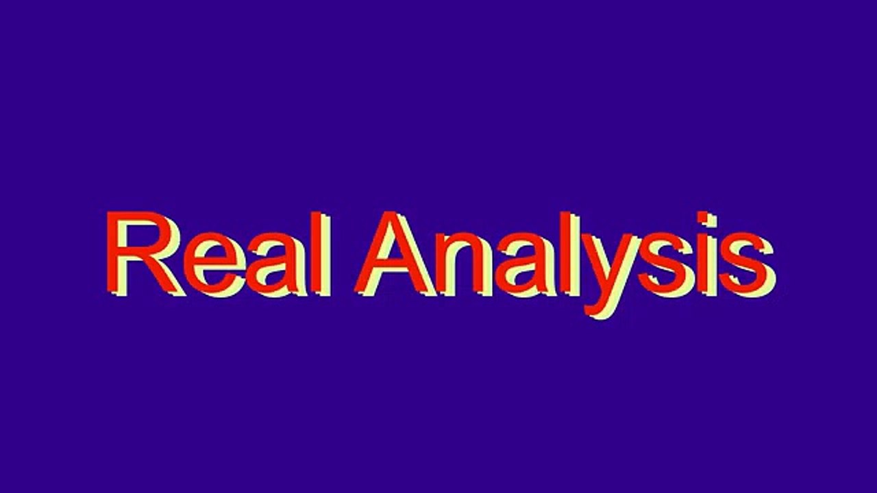 How to Pronounce Real Analysis