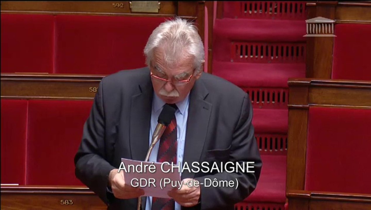Situation des salariés de la SAS Elba à La Monnerie-le-Montel : question d'A.Chassaigne