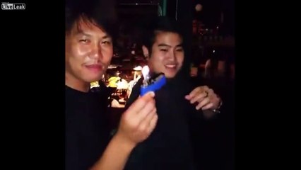 Guy Smokes A Firework  Best Idiot Prank Ever