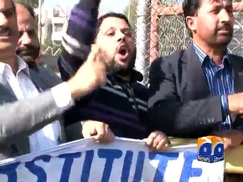 kashmir protest against indian election-Geo Reports-25 Nov 2014