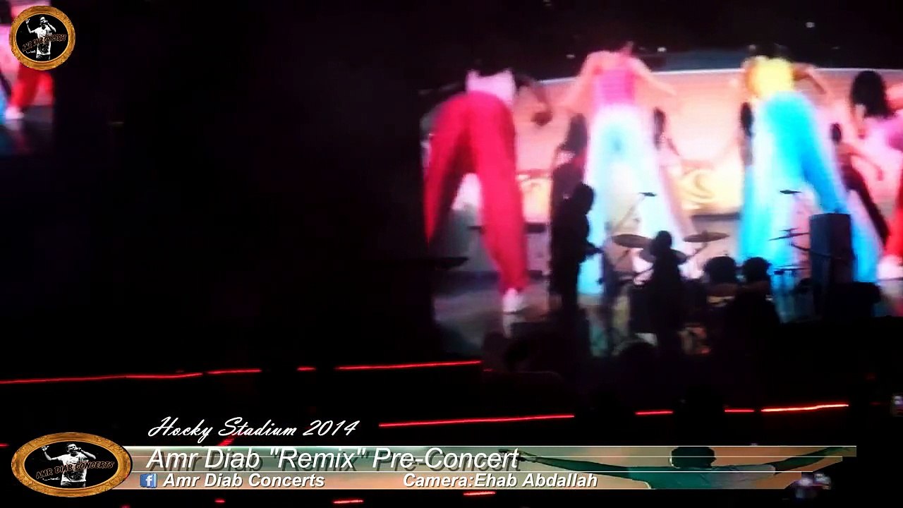 Amr Diab"Remix" Pre-Conceret - Hockey Stadium 2014