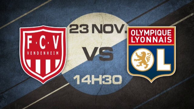 Dimanche 23 Novembre à 14h30 - Vendenheim FC - Olympique Lyonnais - U19 nationales féminines, groupe B, J7 (REPLAY)