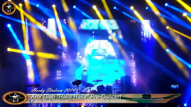 Amr Diab Halla Halla Pre-Conceret - Hockey Stadium 2014
