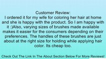 Hairdressing Salon Hair Color Dye Bowl Comb Brushes Kit Set Tint Coloring Bleach Review
