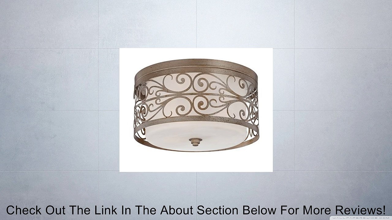 Jeremiah Lighting WORTHINGTON Athenian Obol 3-Light Drum Shade Flush Mounts Review