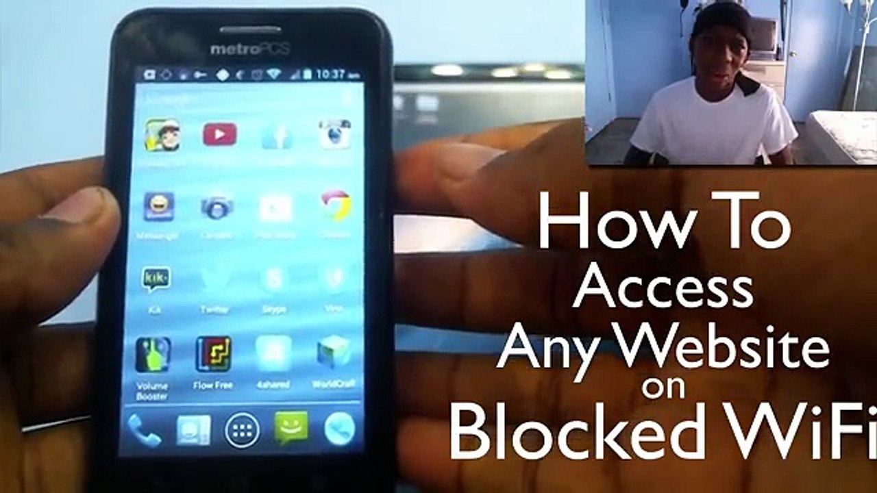 How To Access Any Website on Blocked Wifi (On Mobile)