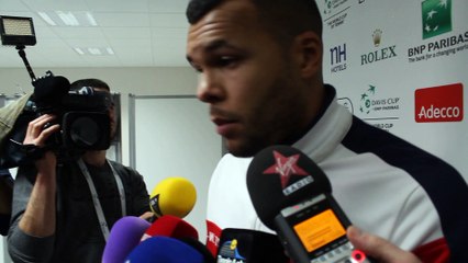 Coupe Davis 2014 - Jo-Wilfried Tsonga : "J'ai toujours tout donné"