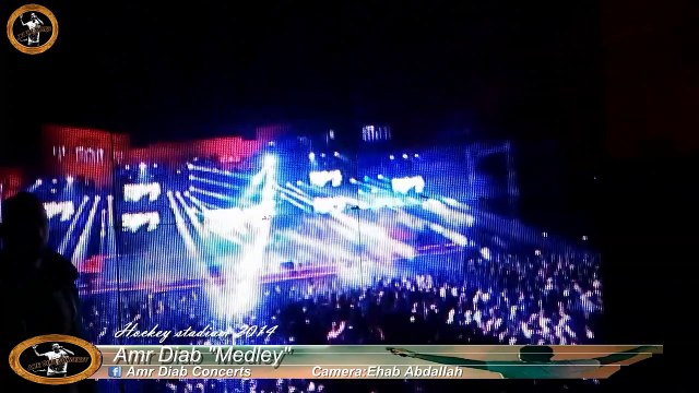 Amr Diab Medley El Alem Allah - Hockey Stadium 2014