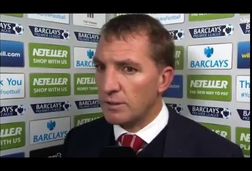 Crystal Palace 3 -1 Liverpool Brendan Rodgers interview