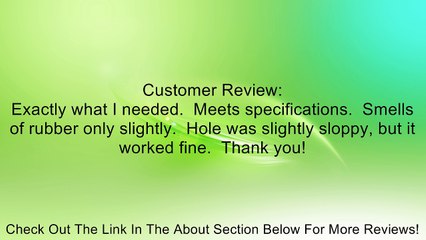 #7-1/2 Rubber Stopper Airlock Hole Review