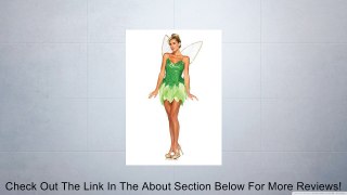 Leg Avenue Pixie Dust Tink Sequin Dress Back Bow Straps Wings Pompom Clips Review