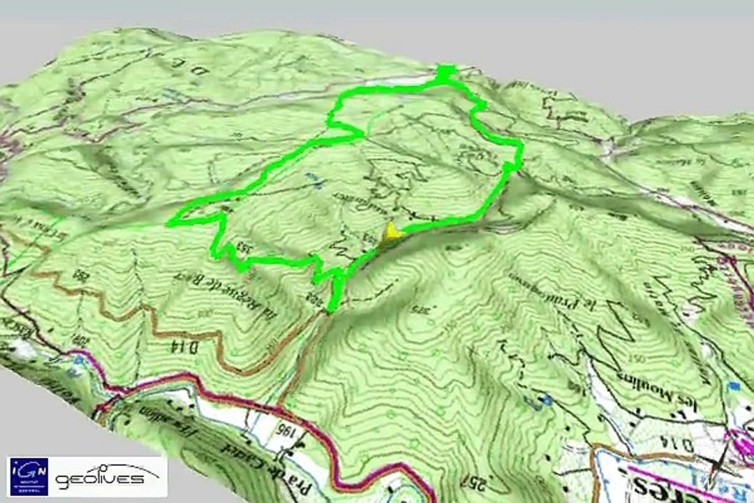 Collobrières - Vallon de Vaubarnier - Menhirs du Plateau de Lambert - Laves du Desteu