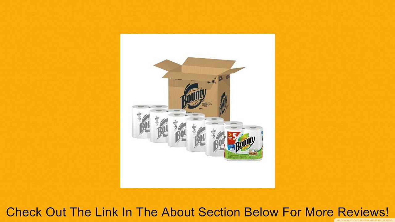 Bounty Huge Roll, Select a Size, White (24 Huge Rolls = 60 Regular Rolls) Review