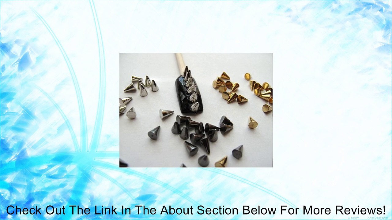 Lovely 3d nail art Cone spike beads chains for Nails Design,Phone DIY decals,Sewing Arts Review