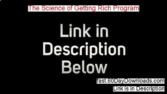 The Science Of Getting Rich Program - Secret Science Of Getting Rich Program