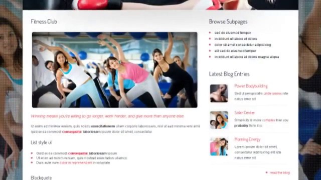 Power Gym - Responsive Wordpress Theme Free Download