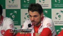 Coupe Davis - Wawrinka : ''Faire parler la raquette''