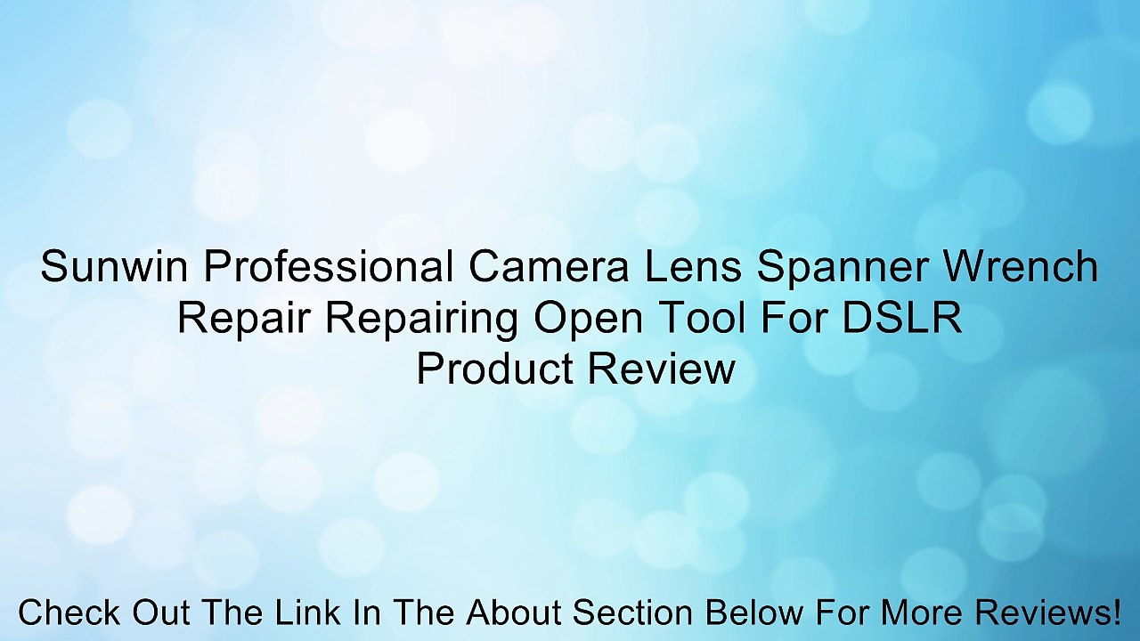 Sunwin Professional Camera Lens Spanner Wrench...