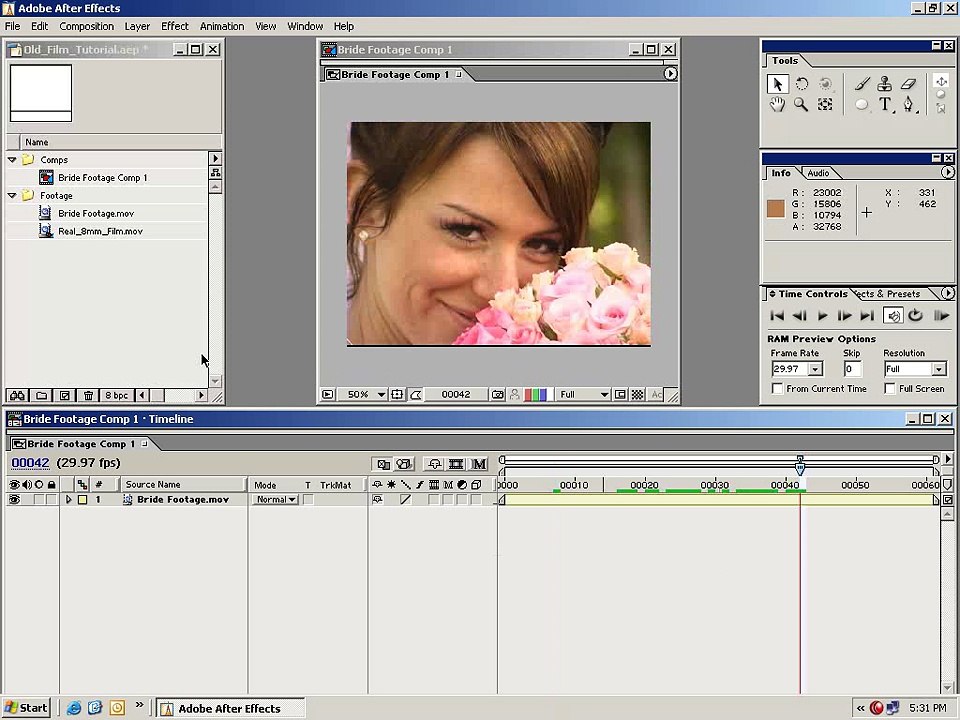 VIDEO COPILOT - 03. Old Film Look Create an authentic old-film look - After Effects Tutorials, Plug-ins and Stock Footage for Post Production Professionals_2