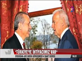 Erdoğan Joe Biden görüşmesinde Biden Türkiye'ye ihtiyacımız var