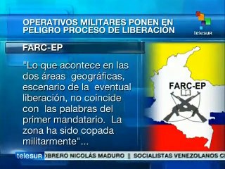 FARC condicionan entrega de Alzate, piden memos militares en la zona