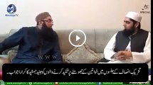 Junaid Jamshed is expressing his views on women\'s Role in PTI jalsa