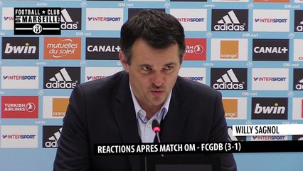 OM - FCGDB (3-1): La réaction de Willy Sagnol