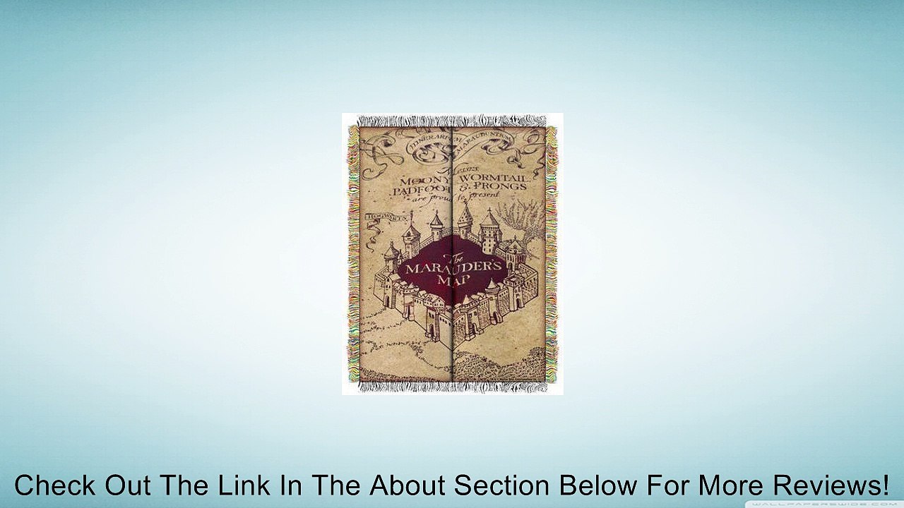 The Northwest Company Warner Bros Harry Potter Marauder's Map Tapestry Throw, 48 by 60-Inch Review