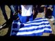 Festa da torcida da Grécia na chegada ao Castelão