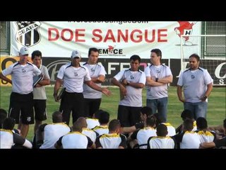 Sérgio Soares dá 'carão' no elenco do Ceará