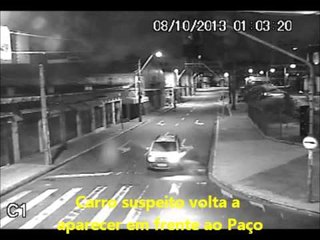 Vídeo mostra ação do grupo que ateou fogo no Paço Municipal