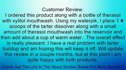 TheraSol Tartar Dissolver / Remover - (Remove Tartar Between Visits) Review