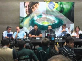 Coletiva de Ronaldo no Castelão