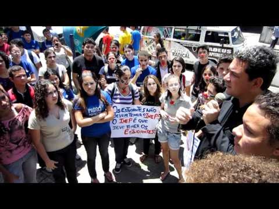 Estudantes de Fortaleza protestam durante reunião do Inep na Justiça Federal - Parte 1