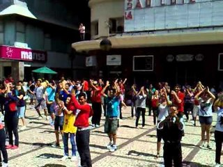 Flash Mob Halleluya na Praça do Ferreira