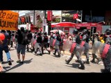 Professores estaduas fazem manifestação em desfile do 7 de setembro