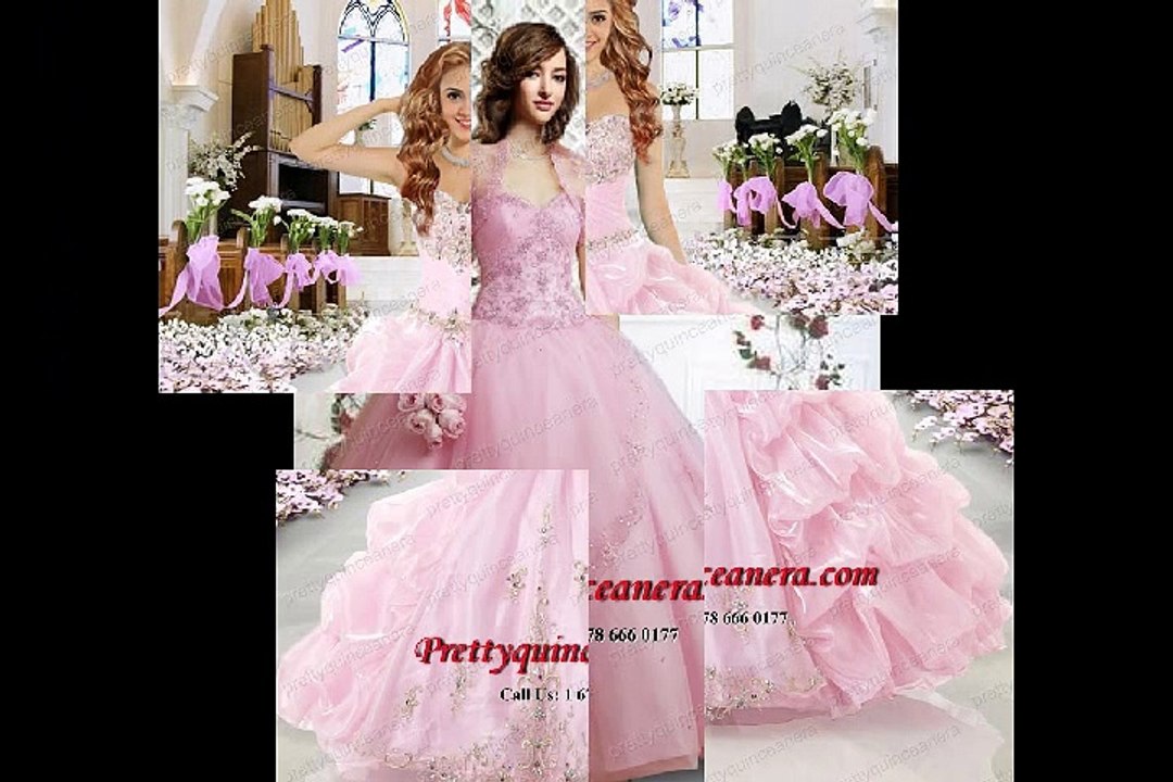 Pretty Pink Dresses for Quinceanera