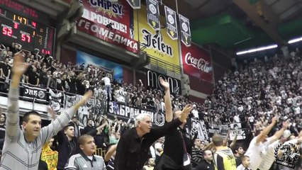 Alee,Alee,Aleeooo na basketu I Partizan -Lietuvos Rytas 18.11.2014