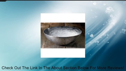 Extra Large Aluminum Hammered Bowl with Stand Review
