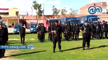 بالفيديو.. مدير أمن مطروح يستعرض القوات المكلفة بتأمين «28 نوفمبر»