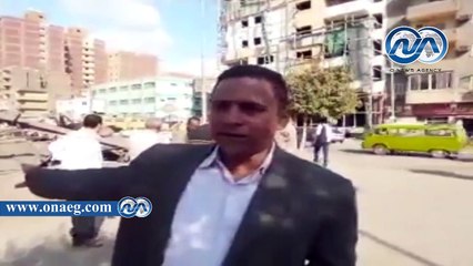 بالفيديو..  محافظ الجيزه يرسل قواته لمنع اقامه مؤتمر ضده