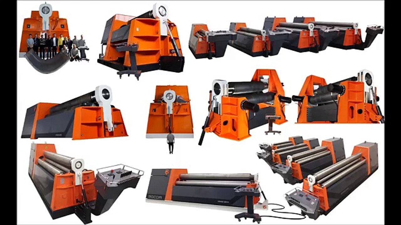 Quantum Machinery Group Roccia HR4WE1207 4 Roll Plate Bending Machine
