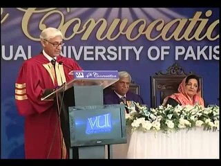 VU 4th Convocation (2014) Lahore (Held on March 22, 2014)