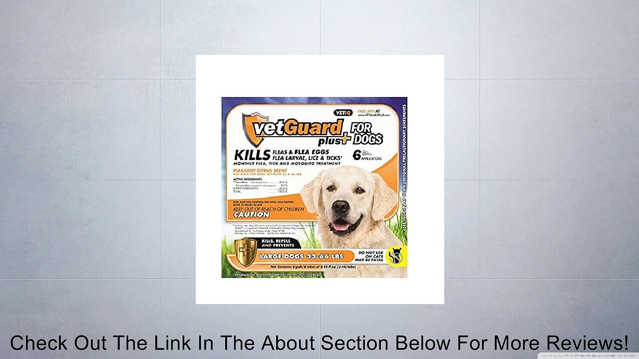 VetGuard Plus - Large Dogs - 34-66lbs . - 6 month supply Review